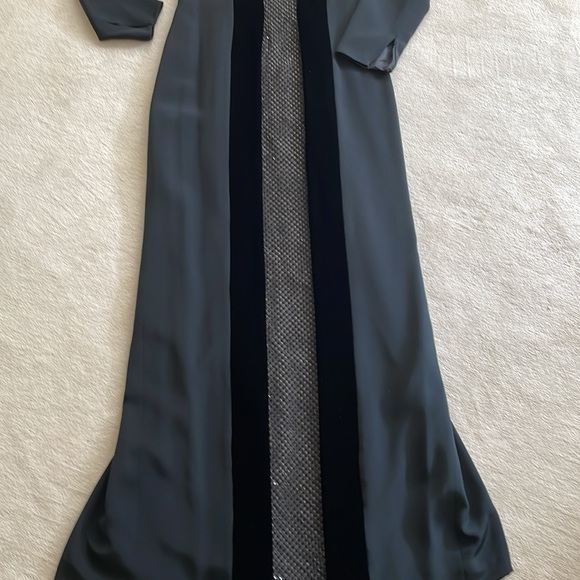 DONALD DEAL - Neiman Marcus high end designer black gown size 10 - Picture 2 of 16